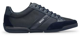 BOSS Men Saturn_Lowp_mx A_N Sneaker Blue 45 EU