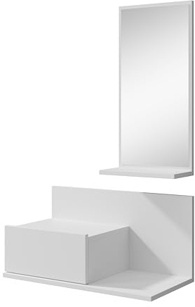 MB Muebles Bonitos | Recibidor Colgante Isabela | Color Blanco