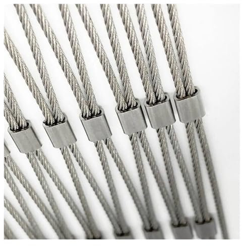 Edelstahl Maschendrahtzaun für Balkon Schutz und Garten Geflügel Hirschzaun 10cm/1,5mm (1x2m)