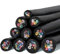 Cables, Electric Sheathed Cable 26AWG to 20AWG Black Soft PVC Cable Sheathed Wire 2 Cores to 16 Cores Copper Conductor Wire(3 Cores,0.12mm 26AWG 10meter)