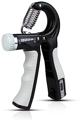 Ultimate Grip Strengthener, 10-60 Kg Hand Grips Strengthener, Forearm Strengthener, Hand Gripper - Non-Slip with Adjustable Resistance - Enhance Your Grip Strength Now
