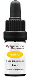 Iodine 5ml | 1830mcg Iodine Thyroid Supplement | Premium UV Blocking Miron Violet Glass | UK Made Vegetarian Liquid | 1 Drop Daily (3 Month Supply)