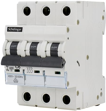 asvendo elektro/Schelinger/Leitungsschutzschalter/LS-Schalter/Sicherungsautomat/Sicherung / 1-Polig / 3-Polig/B oder C / 2A - 63A / VDE geprüft (3-Polig/C / 16A)