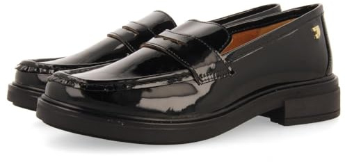 Mocasines Antifaz Piel Efecto Charol SNINA