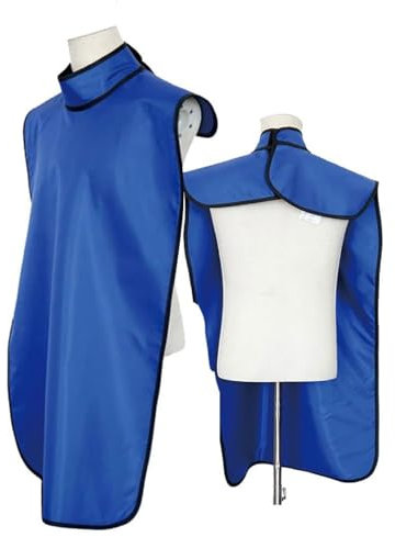 Delantal de plomo de 0,35 mmpb para rayos X,Chaleco de plomo dental de rayos X con collar de protección tiroidea,Delantal de protección radiológica para máquina de rayos X de dentista