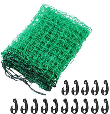 BETOOKY Rete da Carico per Cassone Camion 2X3 M in Nylon Resistente con Corde Elastiche e 15 Ganci Rete Elastica per Pick-Up Rimorchi e Portapacchi Protezione Carico per Trasporto