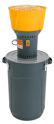 1300W Moulin à Céréales éLectrique,60l Moulin avec 5 Tamis Concasseur a Grain 400 Kg/H Broyeur D'aliments Pour L'agriculture,Pour Riz, Maïs, Céréales, Café, Blé