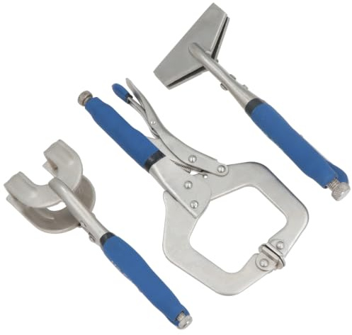 Locking Welding Sheet Metal Clamp C Clamps 3pc Mole Vice Grip Pliers