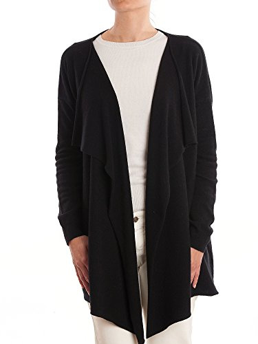 DALLE PIANE CASHMERE Cardigan Donna Misto Cashmere Lana - Nero