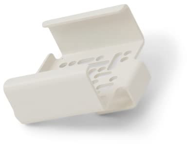 Pedestal Soporte de Montaje para TV Compatible con Apple TV | Fácil de Ocultar la Caja de TV y los Cables en la Parte Posterior de Tus Muebles de TV Pedestal | por Soporte de TV Pedestal (Beige)