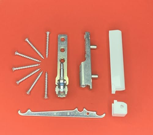Aubi Siegenia Ecklager A300 Ecklagerwinkel EW001 und Ecklagerbock EB005 inkl.Abdeckkappen und Befestigungsmaterial (mit Einstellschlüssel)