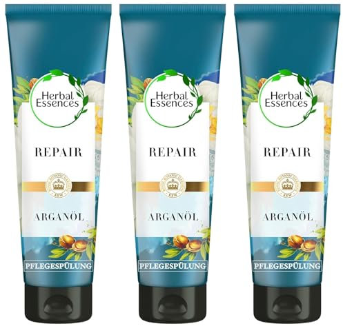 Herbal Essences Repair Pflegespülung marokkanisches Arganöl, 3 x 200ml