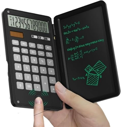 Scientific calculator Calculators Desktop Calculator， Calculator With Handwritten Tablet Flip Portable Notepad Office Silent Learning