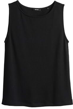 OPUS Damen Top | Top ILONKI Loose in edler Strickoptik Black, 40