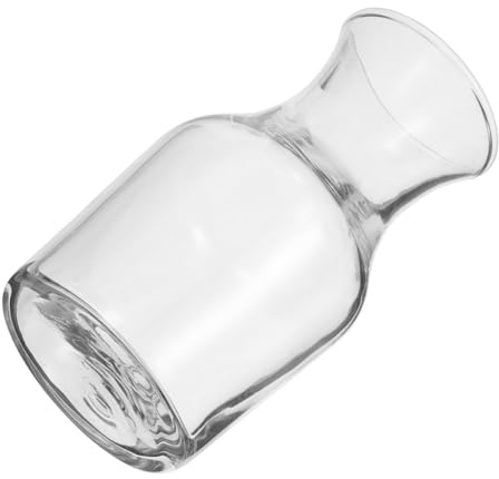 OFFIGAM Caraffa in Vetro Trasparente Mini Decanter per Vino Piccolo Caraffa da Vino per Uso Individuale Casa Ristorante Facile da Pulire