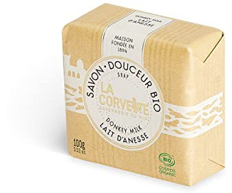 La Corvette Jabon En Pastilla Leche De Burra 100Gr. Bio 100 g