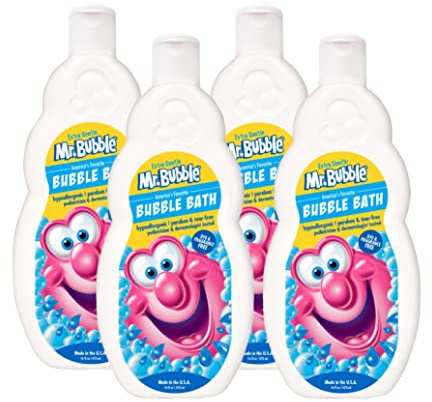 Mr Bubble - Baño de burbujas extra suave (paquete de 4)