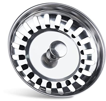OWill Kitchen Sink Strainer Plug Stainless Steel Thicken for Kitchen Sink, Diameter 78mm