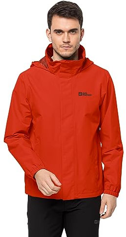 Jack Wolfskin Herren Stormy Point 2l Jkt M Jacket, strong red, L EU