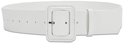 Cinturones Mujer,Cinturón Ancho De Cuero for Mujer Color Sólido Clásico Hebilla Cuadrada Grande Pretina for Mujer Cinturón Retro Cincha Cinturón Ancho De Cintura Alta for Camisa De Vestir Mono Abrigo