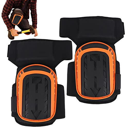 Genouillère Travail - Genouillères Professionnelles Pour Le Travail, Genouillère Carreleur Avec Rembourrage, Genouillères De Jardinage Avec Sangles Réglables, Protection Des Genoux Pour Le Carrelage