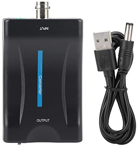 Cuifati Adattatore Convertitore da BNC a HDMI Femmina CVBS BNC Connettore Coassiale HDMI Ingresso Audio Video Analogico Composito Coassiale Uscita 1080P Gancio HDCP DVR per Telecamere di