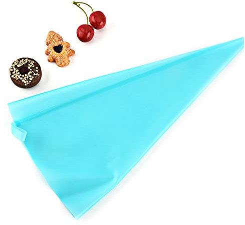 HOLIDYOYO 8pezzi Poche Silicone Professionale Sacchetti Per Tasca Da Pasticcere in Silicone Per Glassa Crema e Decorazioni Dolciarie