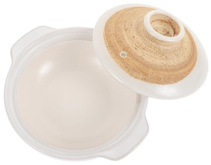 ULTECHNOVO Cazuela De Cerámica Para Estofado y Arroz 18 Cm Material Resistente Cocción Uniforme Uso Doméstico