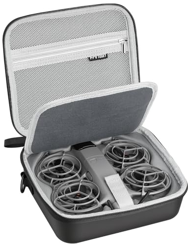 FPVtosky Neo 2 resefodral, bärbar PU-resväska för DJI Neo 2 drönare tillbehör [Endast väskan]