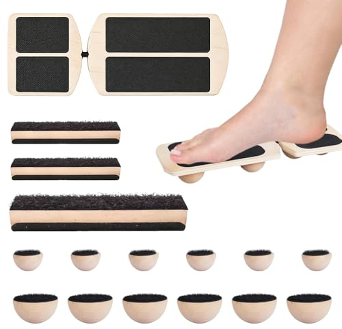 Ankle Balance Board, ADDLIVE Axis Board Ankle, Sidekick Balance Board, Foot Balance Board, Ankle Strengthener with 12 Hemispheres for Sprained Stability Exercises Balance Training Posture Corrector