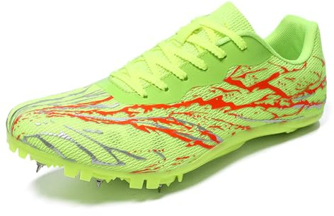 Dwihuize Zapatillas De Atletismo Hombre Zapatillas con Clavos para Niños Zapatillas De Carreras Y Salto Zapatillas Profesionales para Correr Y Sprint para Niños Y Niñas