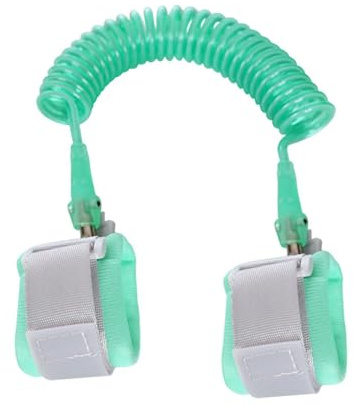Guinzaglio anti-smarrimento per bambini – Supporto regolabile per polso | 150 cm anti-perdita con filo di acciaio per e bambini, cintura di protezione per passeggiate e viaggi, blu