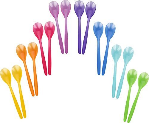 Kigima Cucchiaio da Dessert Cucchiaio da Yogurt Cucchiaio per pappe (Set (16 Pz))