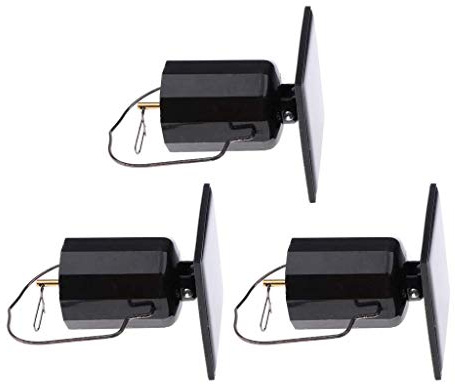 Tenlacum Solar Whirligig vindspinnare motor snurra virvel utomhus hängande prydnad (3 st)