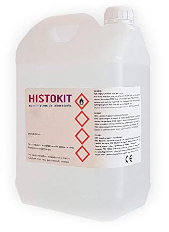 Alcohol 96 5 litros - Alcohol etílico 96 | Alcohol Sanitario desinfectante manos líquido y heridas | Etanol Desengrasante | Alcohol de Farmacia antiséptico | Alcohol limpieza