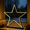 abc Home | Weihnachtsdeko Stern | Fensterdeko | LED´s | Netzstecker | 33 cm H