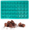 Silikonform Schokolade Würfel, Pralinenform Silikon mit 40 Mulden, Silikonform Schokolade, Schokoladenform Pralinen, Quadratisch Backform Pralinenform, für Schokolade, Süßigkeiten