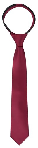 Alizeal Corbata Pre-atada con Goma Elástica,Ancho de 6cm, Color Sólido
