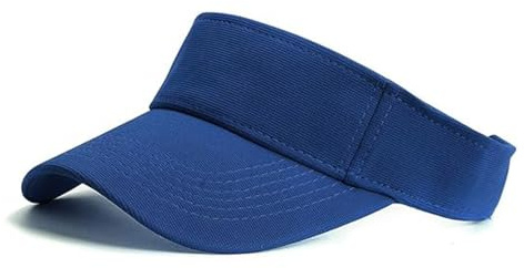 Berretto con visiera per bambini, protezione UV, per bambini 4-10 anni, UPF 50+, cappello estivo, da golf, da tennis, sportivo, da corsa, da spiaggia, traspirante e assorbe il sudore, Blu, Taglia