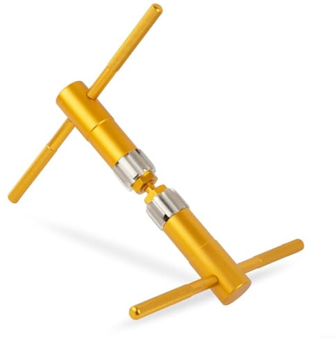 URPIZY Fahrrad Innenlager Gewindeschneider BC1.37 x 24T Aluminium Reparatur Werkzeug für Tretlager Gewinde Stahl & Alu Rahmen 8 Tiefe Spanabführnuten