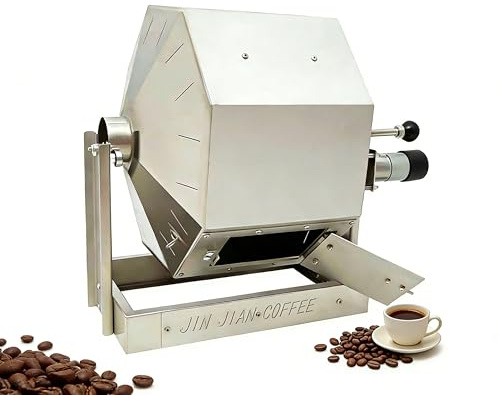 Coffee Bean Roaster,3.83Gal Coffee Bean Baker,Peanut Roaster,Stainless Steel,Drum Type,Automatic Coffee Roaster Machine for Home and Commercial Use