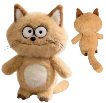 Peluches de Chat Animal,Adorable Coussin Doudou à Câlins | Figurine Chat En Peluche Décoration De Table - Pour le Salon la Chambre la Nurserie l'Enfant le Garçon les Filles la Copine l'Épouse l'Amie l