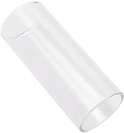 JEWEDECO Glass Guitar Slide Heat Treated Annealed Best Standard Glass Slide Medium Bottleneck for Professional Guitar Players