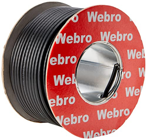 Webro RG6 TV and Satellites Coaxial Coax Cable - 50m - Black