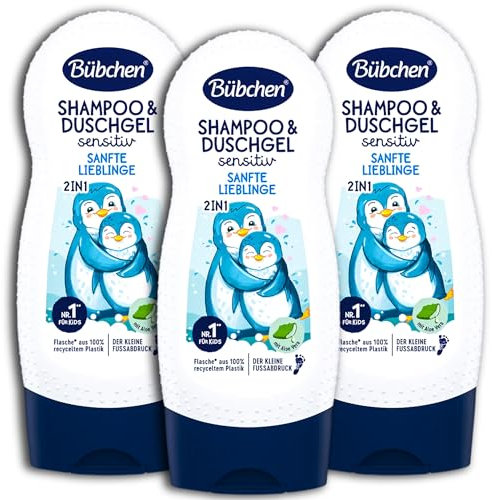 3 er Pack Bübchen Kinder Shampoo & Duschgel 2in1 Sanfte Lieblinge sensitiv 3 x 230 ml