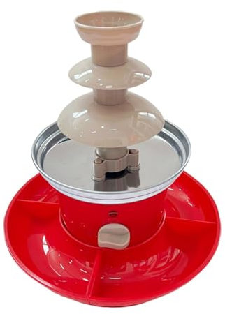 Fontaine à fondue, fontaine à chocolat pour les fêtes, Fontaine à fromage à 3 niveaux, Fontaine à caramel en acier inoxydable, fontaine à fondue au chocolat pour anniversaire, remise de diplôme, maria