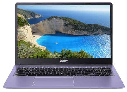 acer 15 HD IPS Chromebook, Intel Celeron Processor Up to 2.79GHz, 4GB DDR4 Ram, 64GB Storage, Ultra-Fast WiFi, Chrome OS, Iris, Renewed