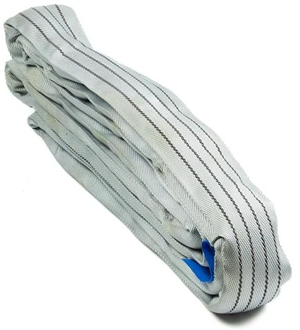 ALFA LOGISTIK Eslinga redonda de 8 m de circunferencia, capacidad de carga de 4 t – Eslingas redondas EN1492-2 – Eslinga redonda duradera de poliéster – Eslinga redonda de 4 t
