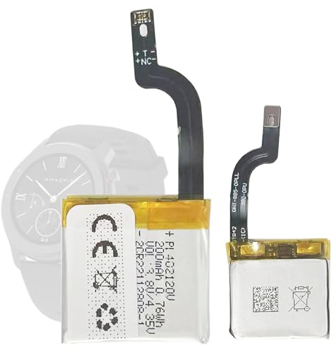 Aousavo PL412120H ersatz akku PL412120H Kompatibel mit A-mazfit GTR 42mm Smartwatch batteria PL402120V