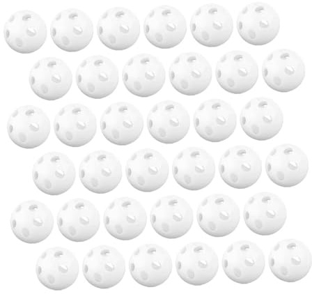 ORFOFE 80 Pièces Boules Grelot Blanches pour Jouets Garçon Fille Inserts Plastique Bruitages pour Réparation et DIY Jouets Éveil Garçon Fille